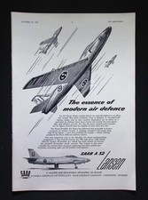 Original 1953 Advert Saab