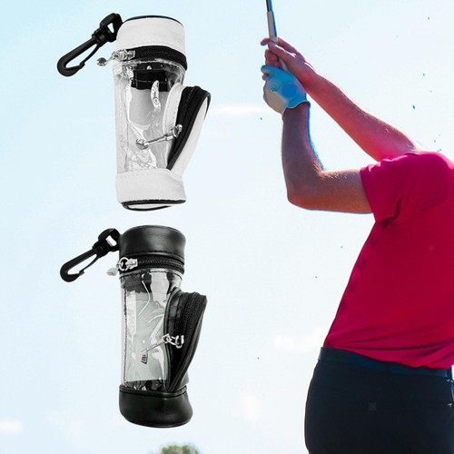 Golf ball bag tee holder - ball,