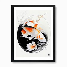 Doitsu Showa Koi Fish Minimal
