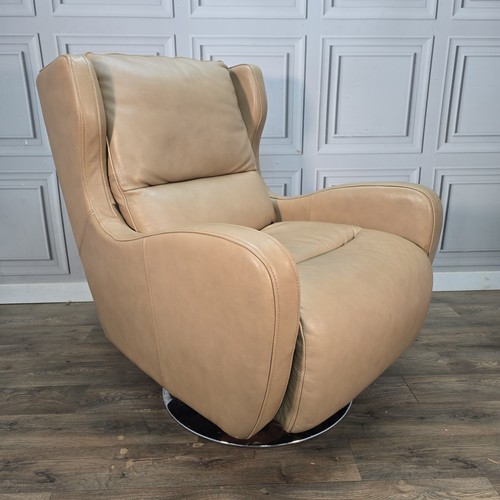 Vintage leather swivel - vintage,