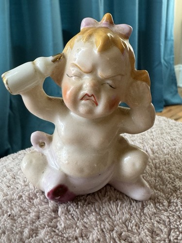 Vintage porcelain cupie doll - vintage,