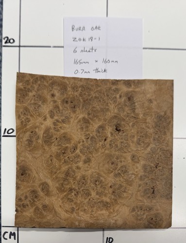 Burr oak veneer sheets - 6,