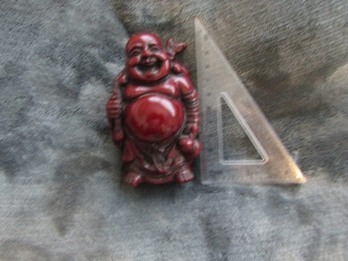 Vintage miniature red resin - vintage,