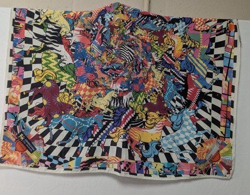 100 silk square scarf - 100%,