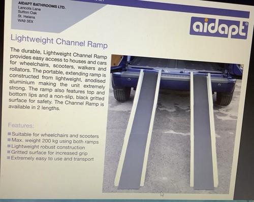 Aidapt 4ft telescopic channel - telescopic,