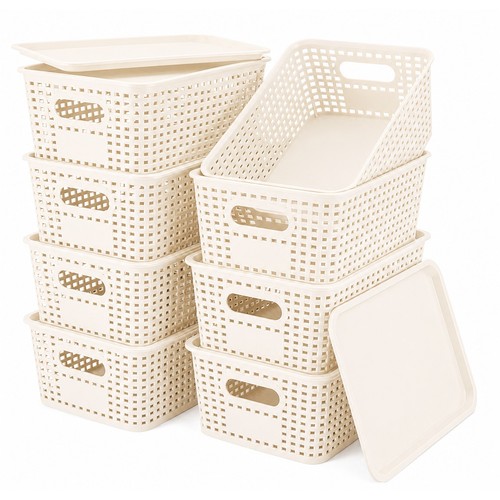 Pack plastic storage baskets - plastic,