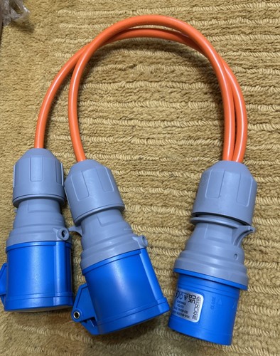 Gadlane 16amp splitter cable - 16amp,