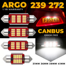 239 Led 31/36/39/41mm Car Festoon White 272 Interior Boot Light C5W Bulbs 12v