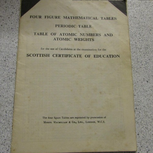 Four figure tables periodic - figure,