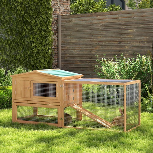 Rabbit hutch wooden guinea - hutch,,