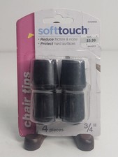 SoftTouch Chair Tips  Black