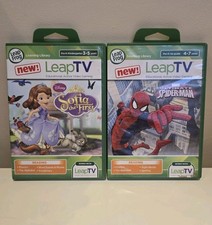 Leap TV LEAPFROG  Learning, Educational  Active Video Gaming X2 Disney Marvel 
