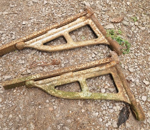 Pair antique industrial - pair,
