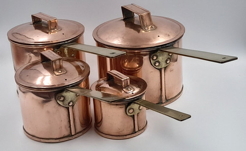 Vtg tinned polished - polished, set