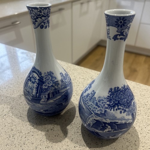 Pair spode blue room - pair,