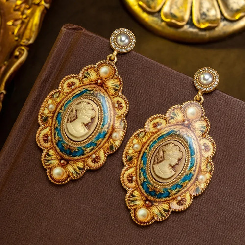 Victorian cameo portrait - victorian,