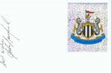 John Beresford - Newcastle - Signed Index Card - COA (24814)