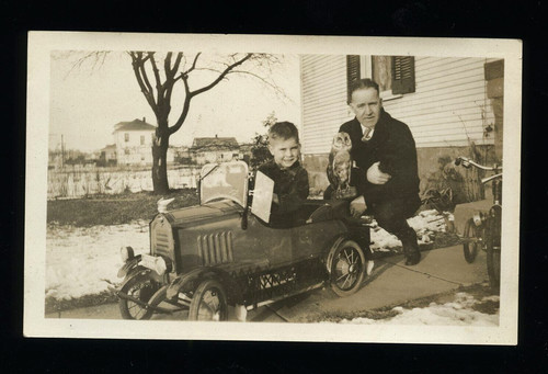Boy driving toy pedal - boy,