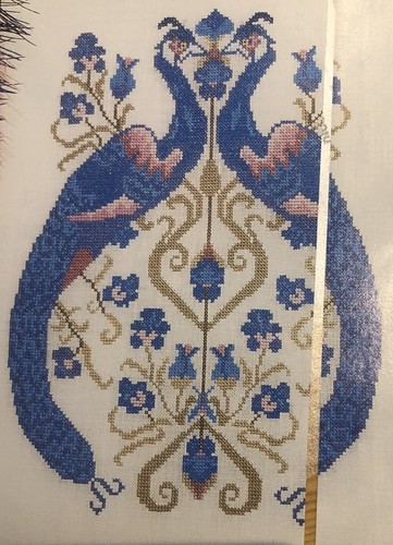 Cross stitch chart peacock - stitch,