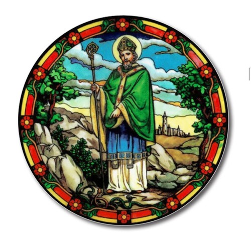 Saint patrick stained - stained, glass