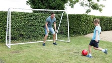 Opti 10 x 6ft PVC Football Goal | Outdoor Garden Soccer Net Training Sports Set