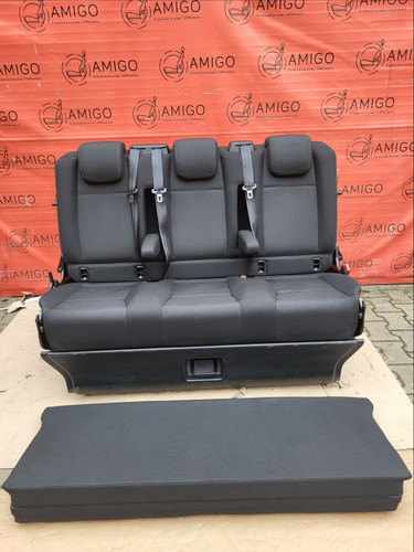 Seat rear bench - bed, renault