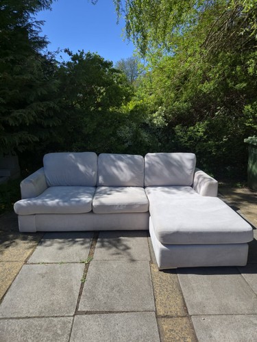 Light grey dfs corner sofa - ,