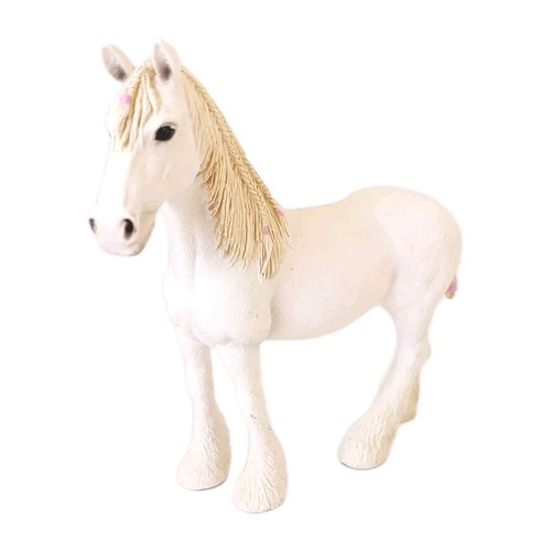 Schleich white shire mare - white,