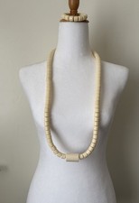 Igbo  Cream Color Unisex African Beads Jewellery Set Unisex