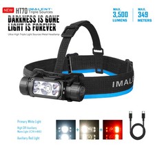 IIMALENT HT70 LED Head Torch