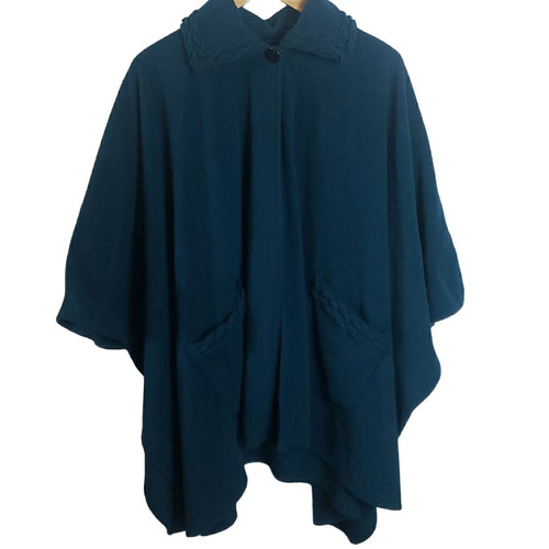 Lemode deep green poncho - lemode,