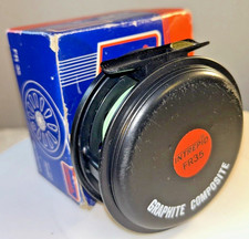 Graphite Composite Trout Fly Reel INTREPID FR35 3 1/2” Dia x 1 1/2” Wide & Box