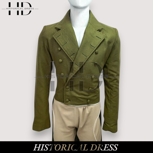 Regency tailcoat men green - regency, men’s