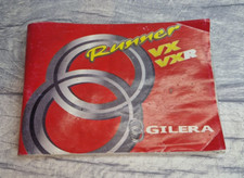 Gilera Runner VX / VXR Owners Manual 2001 Onward