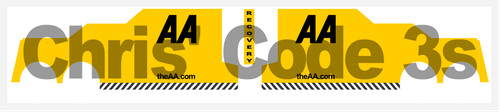 Code aa recovery decals - 1/76,