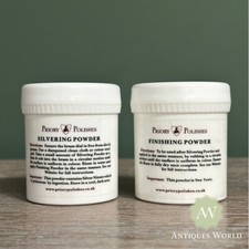 Priory Polishes Antique Clock Dial Silvering Powder & Finishing Powder