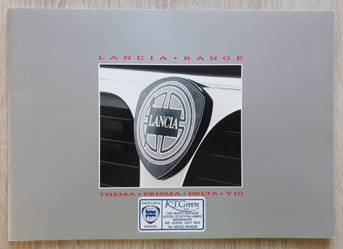 Lancia range brochure 1986 - range,