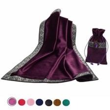 Divination Cards Wicca Square Tablecloth Altar Tarot Table Cloth  Decor