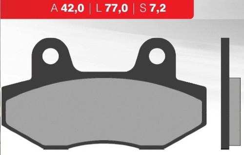 Front brake pads - hyosung, comet
