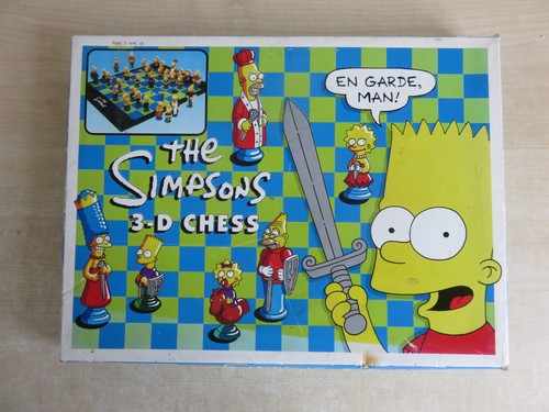 The simpsons chess set - the, d