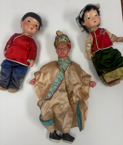 Vintage chinese doll lot - chinese,
