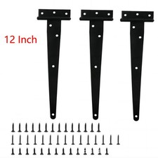 Iron T-Shape Hinges 3 Pcs 8-12