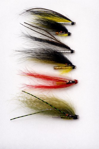 Hand tied salmon tube flies - salmon,