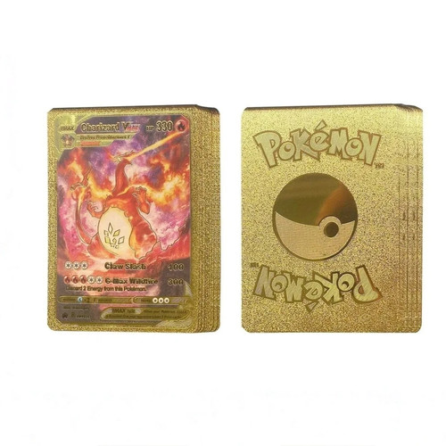 55pcs pokemon card foil gold - 55pcs,