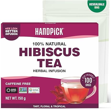 Handpick hibiscus tea bags - handpick,
