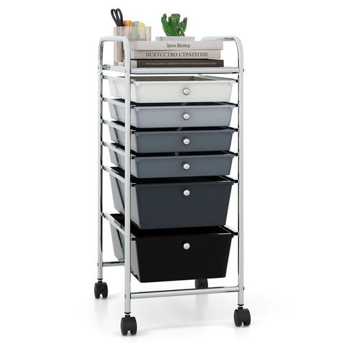 Drawer rolling cart with - drawer,