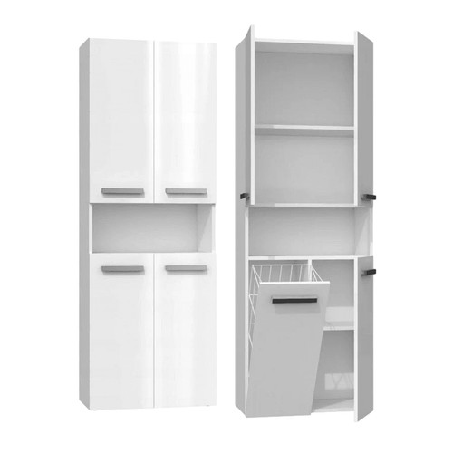 Modern wooden storage - wooden, shelf