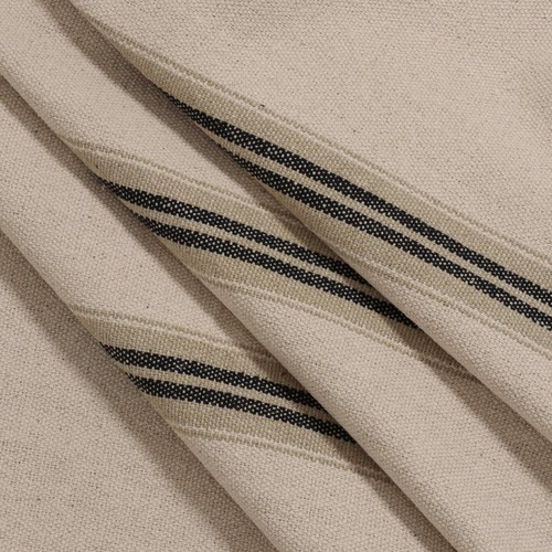 Donan stripe fabric ebony - stripe,