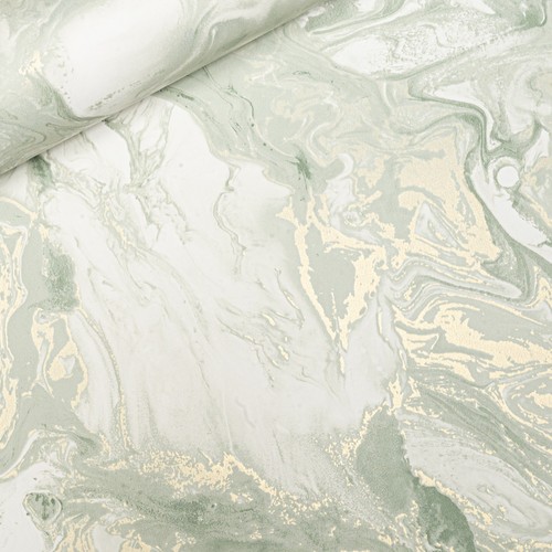 Sage green marble - green, wallpaper