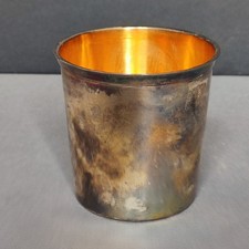Solid Silver Flared Drinking